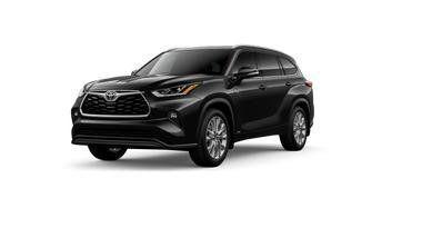 Midnight Black Metallic 2026 Toyota Highlander Hybrid Limited