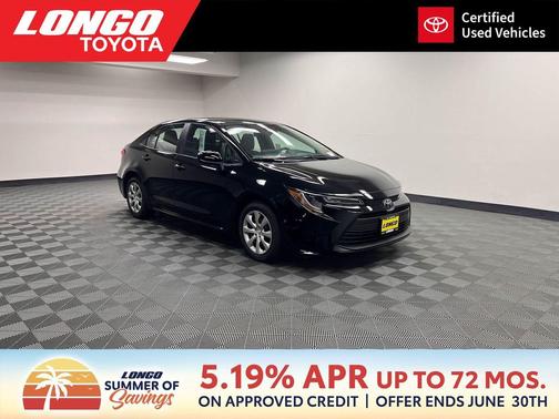 Midnight Black Metallic 2026 Toyota Corolla LE