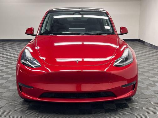 Red Multi-Coat 2023 Tesla Model Y Long Range Dual Motor All-Wheel Drive