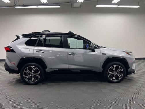 Silver Sky Metallic/Midnight Black Metallic 2024 Toyota RAV4 Prime XSE