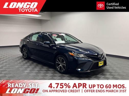 Galactic Aqua Mica 2020 Toyota Camry SE