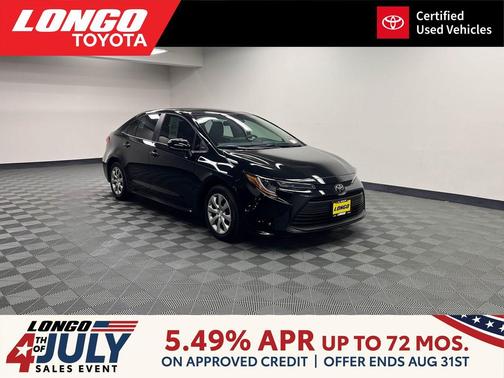 Midnight Black Metallic 2026 Toyota Corolla LE