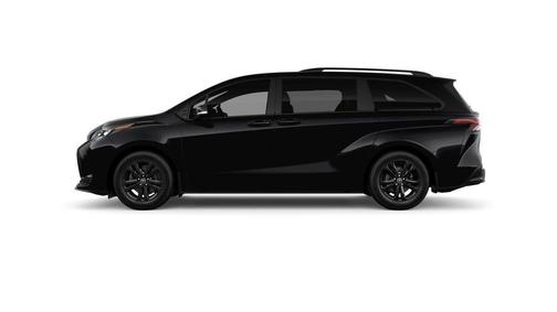 Midnight Black Metallic 2026 Toyota Sienna XSE 7 Passenger