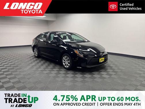 Midnight Black Metallic 2026 Toyota Corolla LE