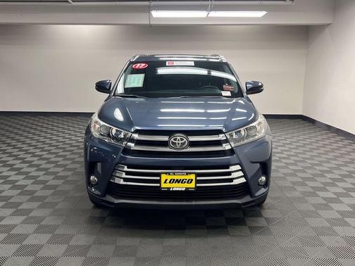 Shoreline Blue Pearl 2017 Toyota Highlander Limited