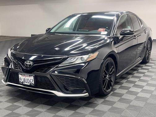 Midnight Black Metallic 2024 Toyota Camry XSE