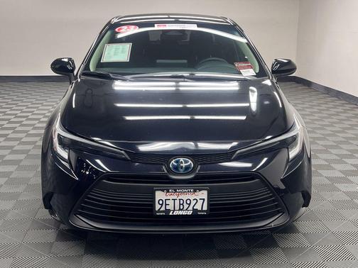 Midnight Black Metallic 2023 Toyota Corolla Hybrid LE