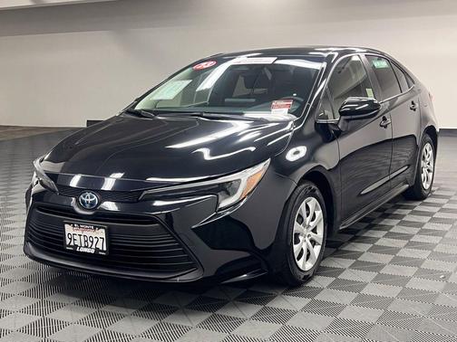 Midnight Black Metallic 2023 Toyota Corolla Hybrid LE