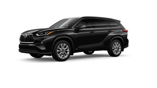 Midnight Black Metallic 2026 Toyota Highlander Hybrid Limited