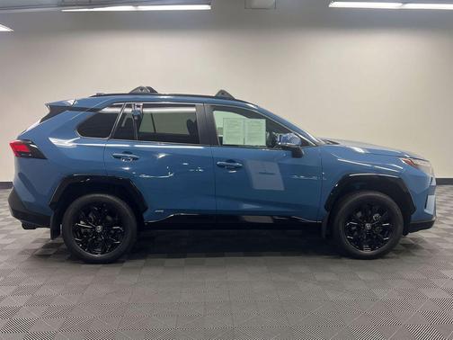 Cavalry Blue 2024 Toyota RAV4 Hybrid SE