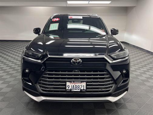Midnight Black Metallic 2024 Toyota Grand Highlander Hybrid Limited MAX