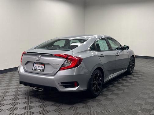 Lunar Silver Metallic 2020 Honda Civic Sport
