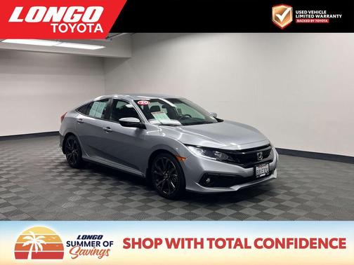 Lunar Silver Metallic 2020 Honda Civic Sport