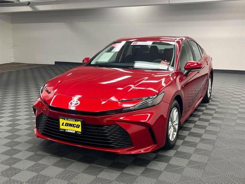 Supersonic Red 2025 Toyota Camry LE