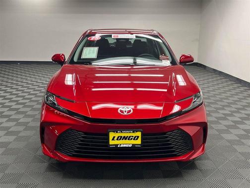 Supersonic Red 2025 Toyota Camry LE