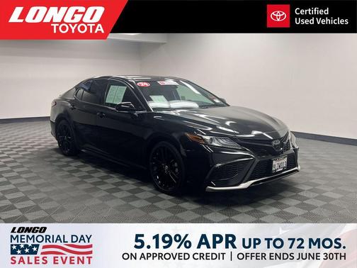Midnight Black Metallic 2024 Toyota Camry XSE
