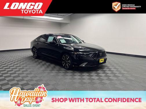 Crystal Black Pearl 2024 Honda Accord Hybrid Touring