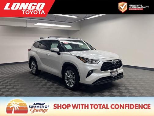 Wind Chill Pearl 2023 Toyota Highlander Hybrid Limited