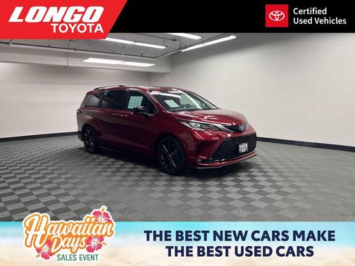 Ruby Flare Pearl 2022 Toyota Sienna XSE 7 Passenger