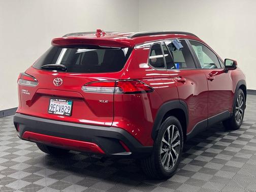 Barcelona Red Metallic 2023 Toyota Corolla Cross XLE