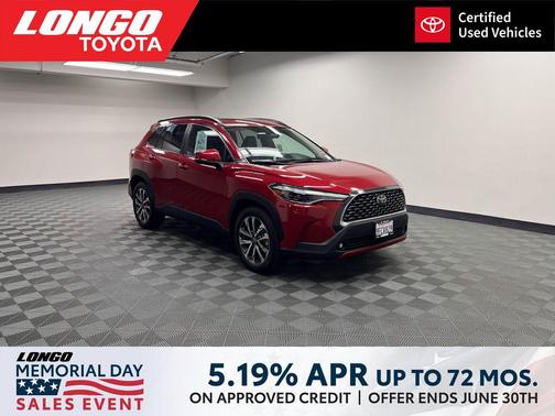Barcelona Red Metallic 2023 Toyota Corolla Cross XLE