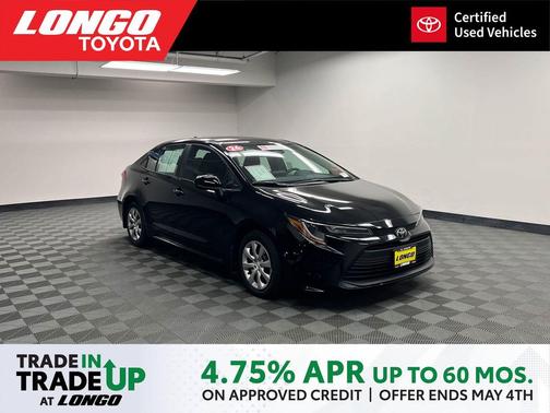 Midnight Black Metallic 2026 Toyota Corolla LE