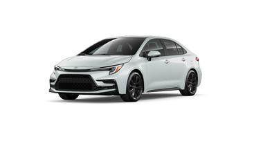 Wind Chill Pearl/Midnight Black Metallic 2026 Toyota Corolla XSE