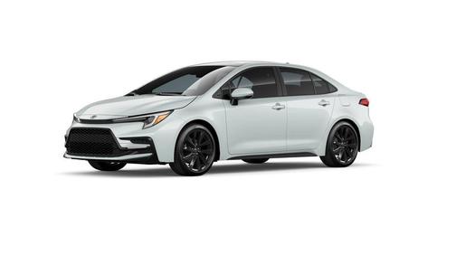 Wind Chill Pearl/Midnight Black Metallic 2026 Toyota Corolla XSE