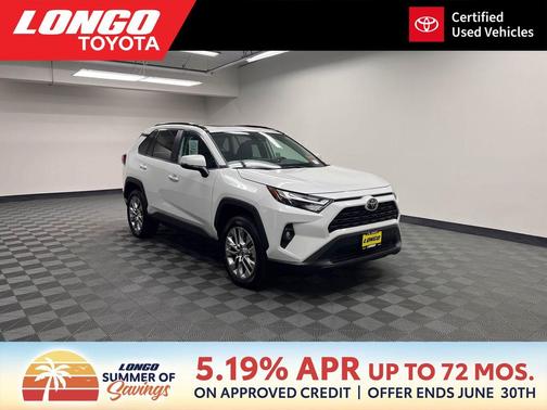 Wind Chill Pearl 2025 Toyota RAV4 XLE Premium