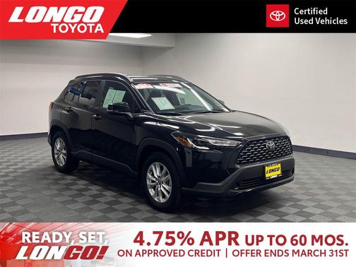 Jet Black 2025 Toyota Corolla Cross LE