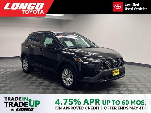 Jet Black 2025 Toyota Corolla Cross LE