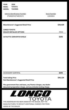 2026 Toyota Tacoma SR5