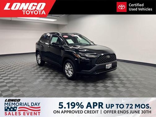 Jet Black 2024 Toyota Corolla Cross LE
