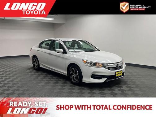 White Orchid Pearl 2017 Honda Accord LX
