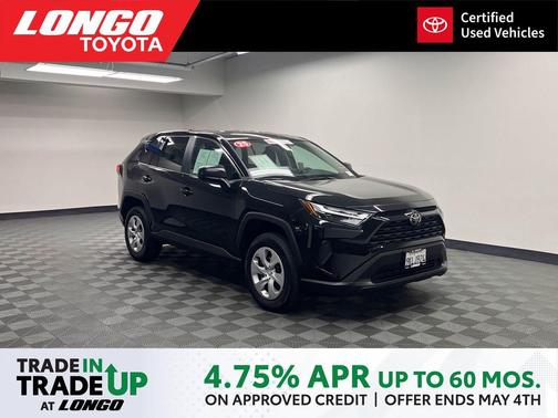 Midnight Black Metallic 2025 Toyota RAV4 LE