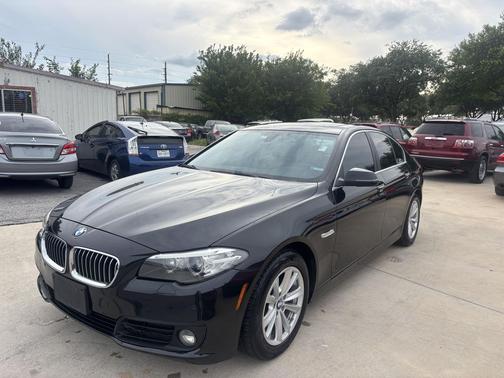 Black 2015 BMW 528 4dr Sdn 528i RWD