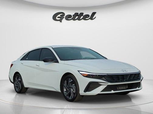 Serenity White 2025 Hyundai ELANTRA Sport