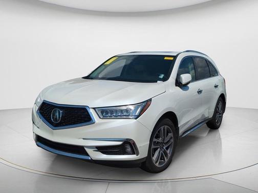 White Diamond Pearl 2017 Acura MDX 3.5L w/Advance Package