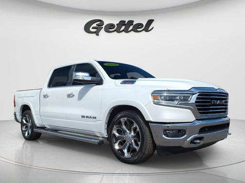 Ivory White Tri-Coat Pearlcoat 2022 RAM 1500 Longhorn