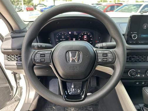 Platinum White Pearl 2025 Honda Accord LX
