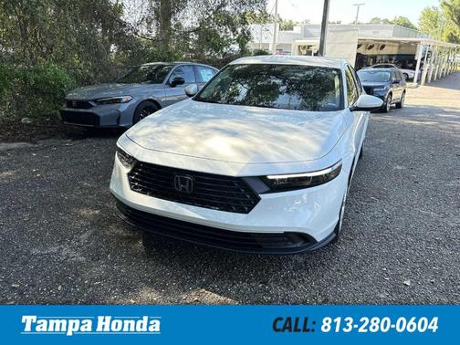 Platinum White Pearl 2025 Honda Accord LX