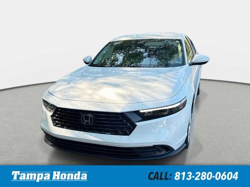 Platinum White Pearl 2025 Honda Accord LX
