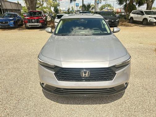 Solar Silver Metallic 2026 Honda Accord Hybrid Touring