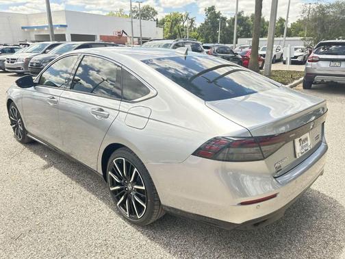 Solar Silver Metallic 2026 Honda Accord Hybrid Touring