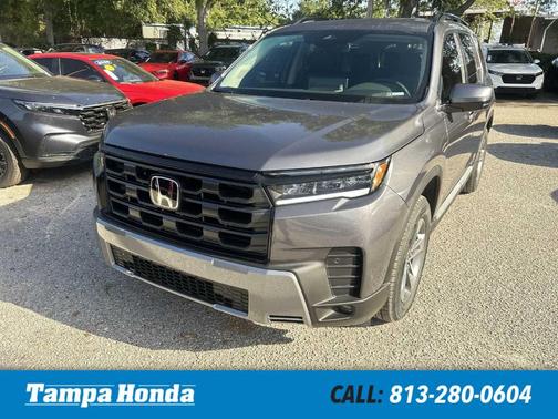 Modern Steel Metallic 2026 Honda Pilot EX-L