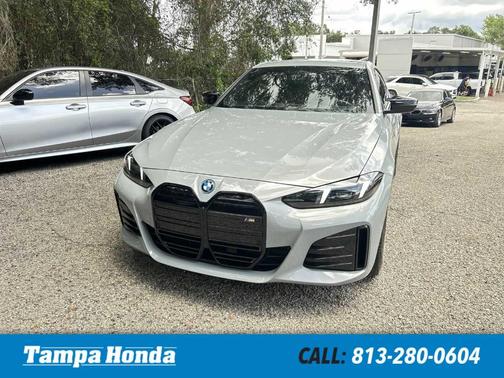 Gray Metallic 2025 BMW i4 Gran Coupe M50