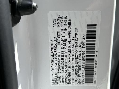 2026 Honda Odyssey Elite