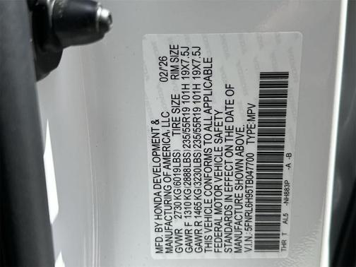 2026 Honda Odyssey Elite