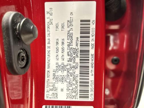 Barcelona Red Metallic 2018 Toyota Tacoma TRD Off Road