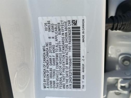 2026 Honda Civic Sport